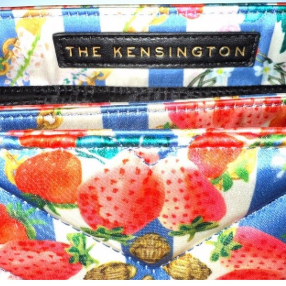 Kurt Geiger The Kensington Strawberry Floral Striped Shoulder🔥 - Picture 8 of 17